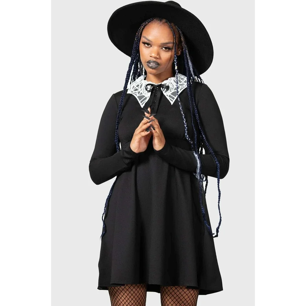 Killstar‎ charmed school dress black